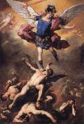 The Archangel Michael driving the rebellious angels into Hell, Luca Giordano